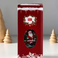 Фонарь светодиодный, декоративный, 1 LED, от батареек 3&times;AG13, свечение тёплое белое