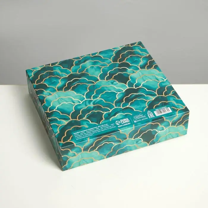 Коробка подарочная складная, упаковка, «Текстура», 20 х 18 х 5 см Коробка подарочная складная, упаковка, «Текстура», 20 х 18 х 5 см