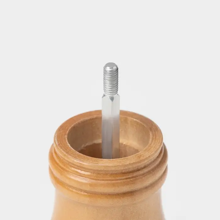 Мельница для специй Доляна &laquo;Дуновение леса&raquo;, 10.5&times;4.5 см, керамический механизм, бежевая