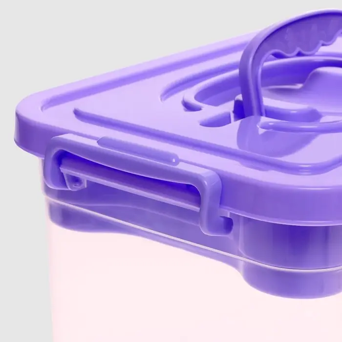 Контейнер для хранения с крышкой, объем 6.5 л, цвет сиреневый