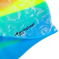 Шапочка для плавания взрослая ONLYTOP Swim, силиконовая, обхват 54-60 см, МИКС