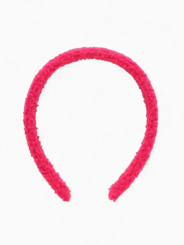 Ободок для волос плюшевый, розовый, Винкс