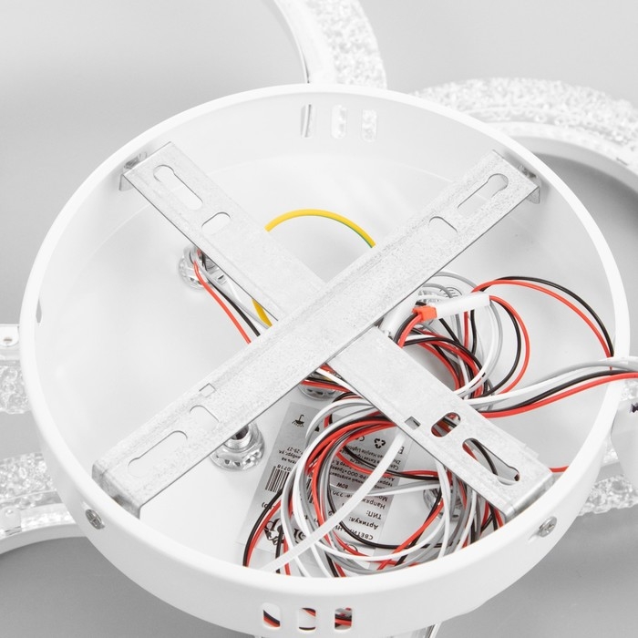 Люстра Люстра "Кольца" LED 80Вт Белый 2700-6400к 60х45х14