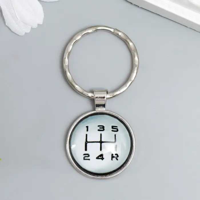 Брелок стекло Брелок стекло "Коробка передач" 5,5х2,5 см