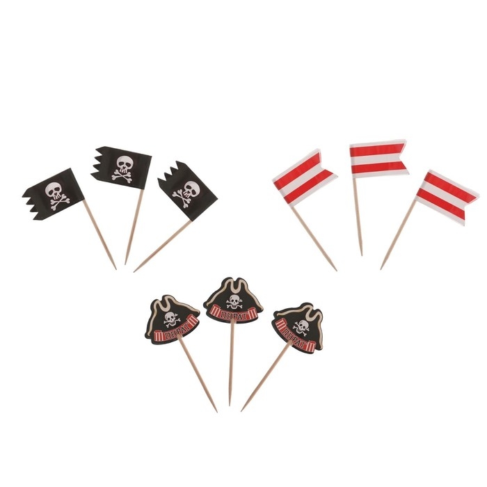 Шпажки «Пират», набор 12 шт. Шпажки «Пират», набор 12 шт.