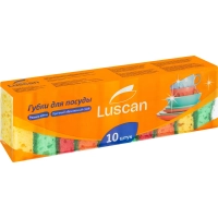 Губки для мытья посуды Luscan Мини 80х50х26мм 10 шт/уп