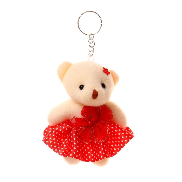 Подвеска «Мишка в юбочке с цветком», цвета МИКС Подвеска «Мишка в юбочке с цветком», цвета МИКС