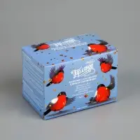 Гирлянда &laquo;Бахрома&raquo; 1.8&times;0.5 м с насадками &laquo;Ёлки и снежинки&raquo;, IP20, прозрачная нить, 48 LED, свечение мульти (RG/RB), мигание, 220 В