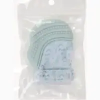 Прорезыватель на ручку для зубов &laquo;Дино&raquo;, светло-серый