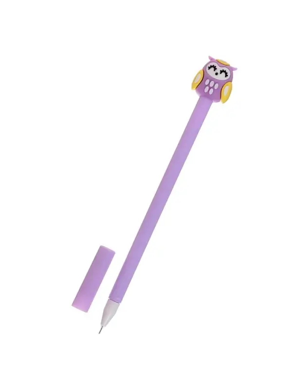 Ручка гелевая-прикол МИКС Сова