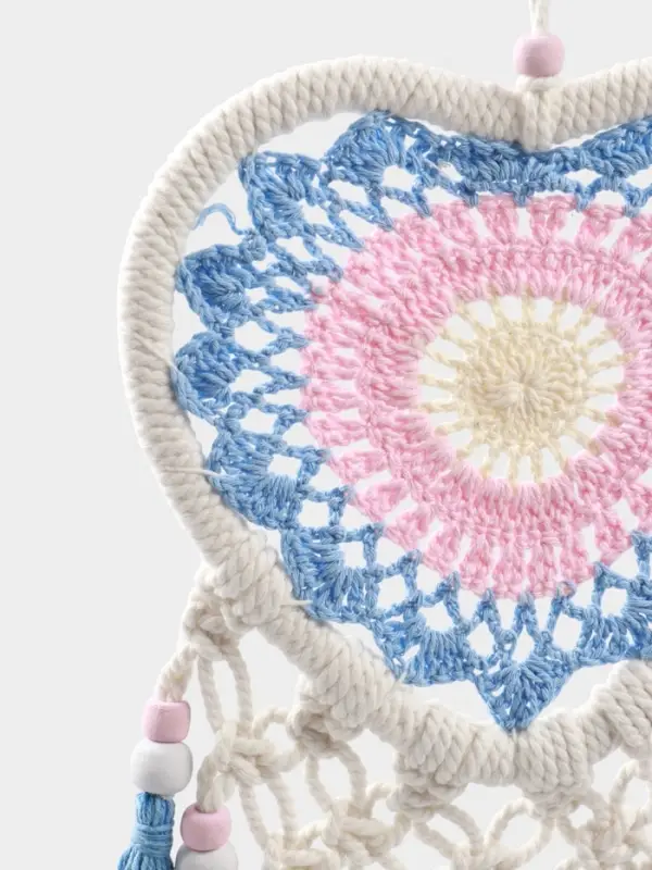 Ловец снов &laquo;Голубое сердце&raquo;, 17&times;50 см