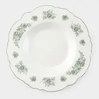 Тарелка глубокая WY Emerald Essence, 200 мл, d=21.5 см, фарфор, белая