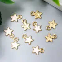 Декор для творчества металл "Розовая звёздочка" эмаль 0,8х0,6 см Декор для творчества металл "Розовая звёздочка" эмаль 0,8х0,6 см