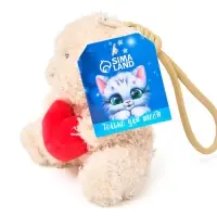 Мягкая игрушка на подвесе "Любимый медвежонок" 10 см