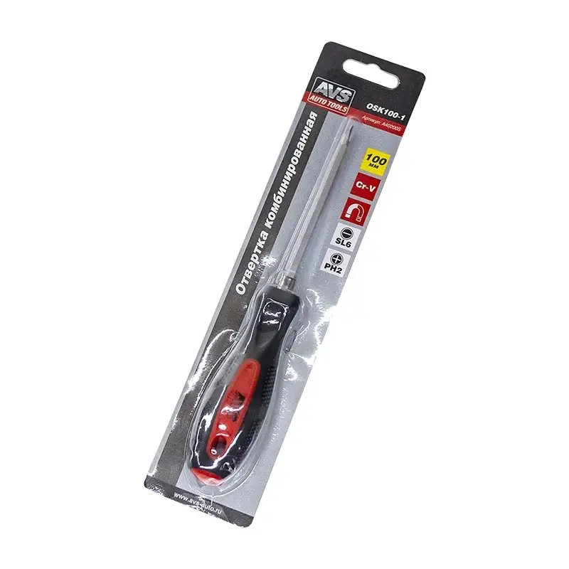 Отвертка комбинированная 100 мм AVS OSK100-1