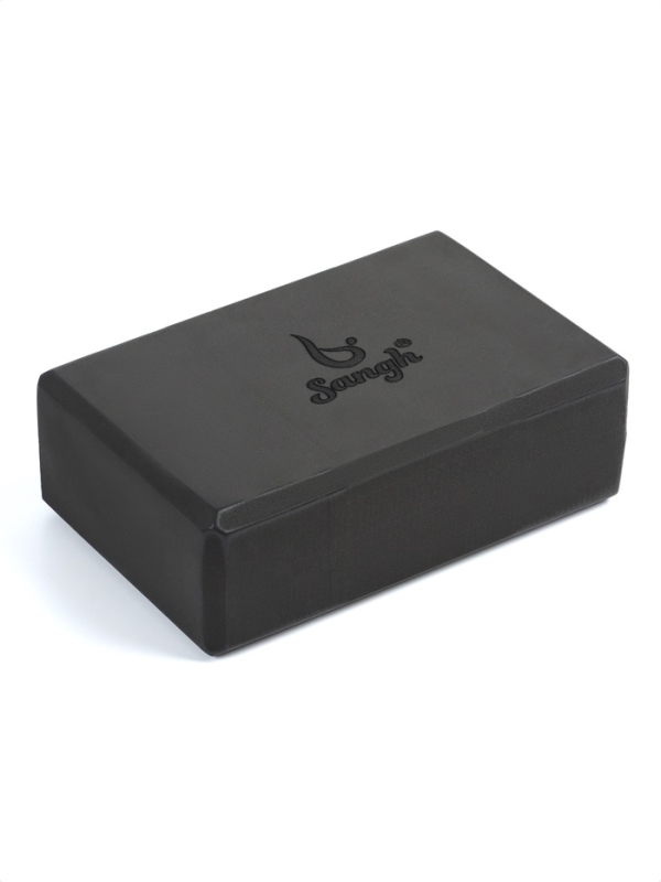 Блок для йоги 23 х 15 х 7,5 см, вес 120 гр, цвет черный Блок для йоги 23 х 15 х 7,5 см, вес 120 гр, цвет черный