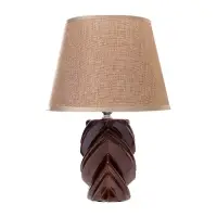 Настольная лампа с абажуром RISALUX &laquo;Гринда&raquo;, Е14, 40 Вт, 22.5&times;22.5&times;32 см