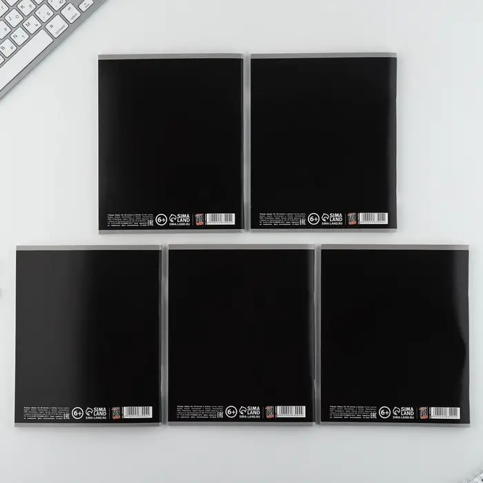 Тетрадь в клетку, 48 л., А5, на скрепке, блок №2 «Мотоцикл» МИКС