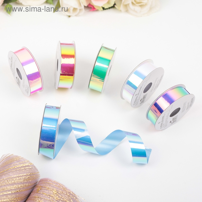 Лента упаковочная (ФАСОВКА 6 шт) микс, 1,8 см х 5 м Лента упаковочная (ФАСОВКА 6 шт) микс, 1,8 см х 5 м