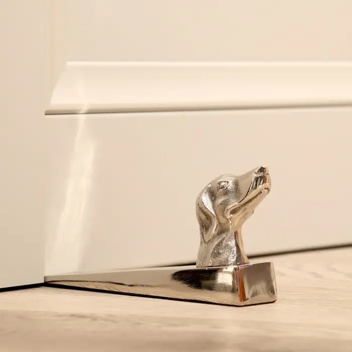 Стоппер дверной &laquo;Собака&raquo;, 15&times;3.5&times;8 см, алюминий