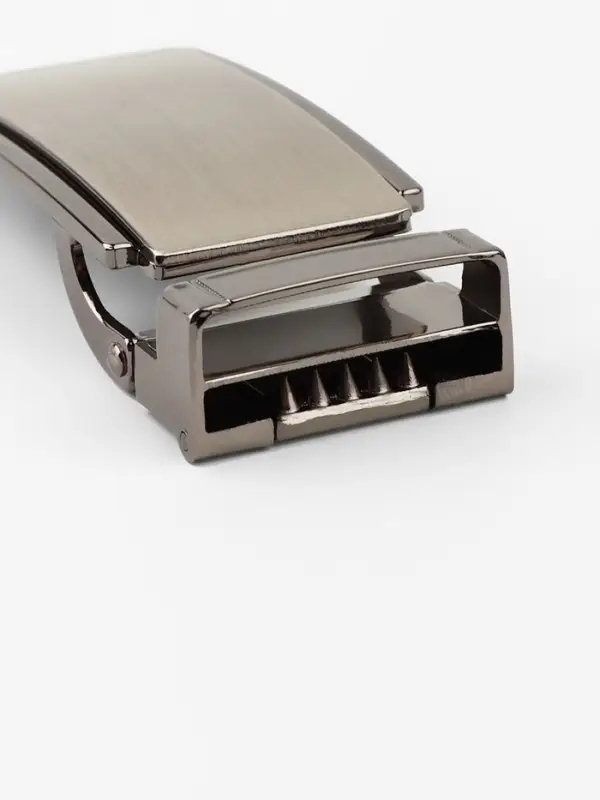 Пряжка для ремня, автоматическая, 7.8&times;3.5 см, цвет чёрный никель