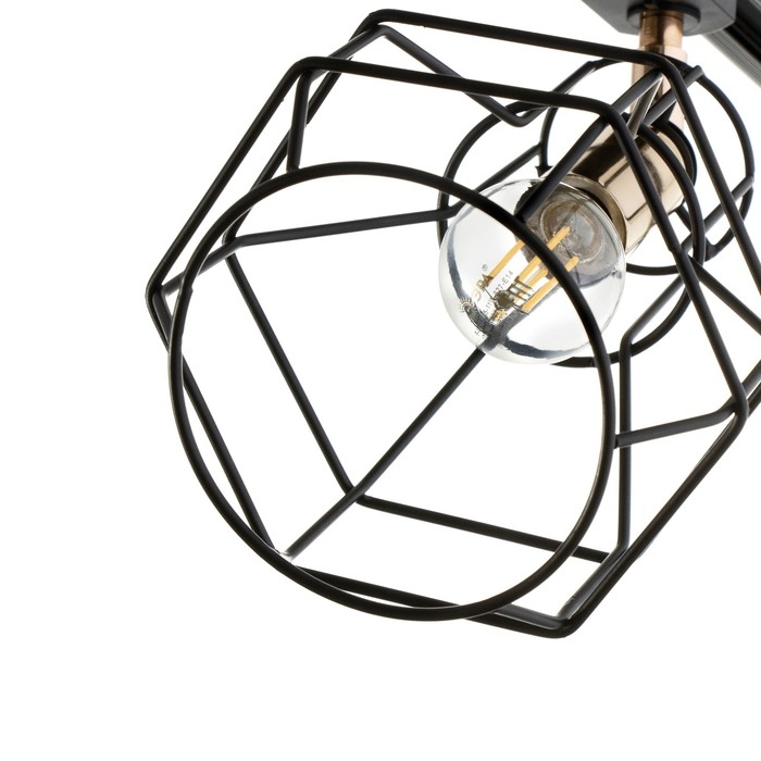 Светильник трековый Светильник трековый "Ортико" Е14 40Вт черный 20х14х13см