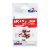 Мормышка вольфрам Marlin's Мураш №1, 3 мм, 0.3 г, цвет золото, черный, 10 шт.