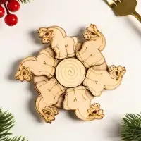 Подставка под горячее Лошадка, 11см, можжевельник