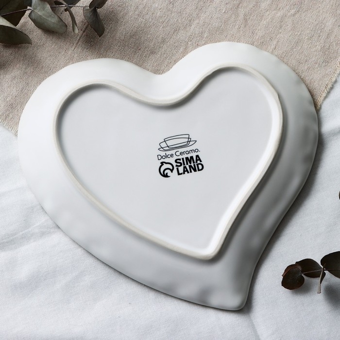 Тарелка керамическая «Самоцвет», 19 х 18 см, цвет бежевый Тарелка керамическая «Самоцвет», 19 х 18 см, цвет бежевый