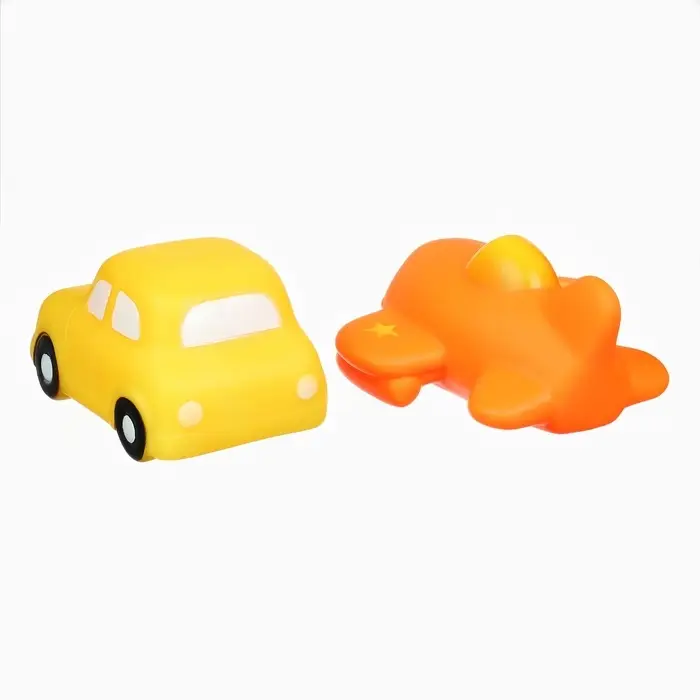 Игрушки резиновые для купания Крошка Я &laquo;Машинки&raquo;, пазл, развивающие игрушки