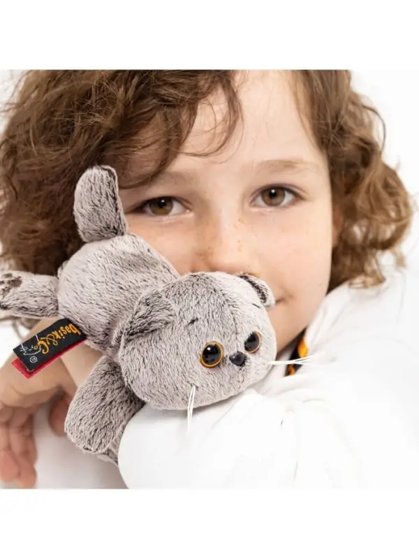 Мягкая игрушка на браслете &laquo;Кот Басик с бантиком&raquo;, 11 см