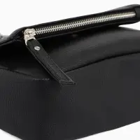 Сумка женская кросс-боди TEXTURA на молнии, 21&times;7&times;13 см, чёрная