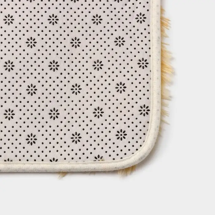 Коврик для дома Доляна «Пушистик», 40×60 см, бежевый Коврик для дома Доляна «Пушистик», 40×60 см, бежевый