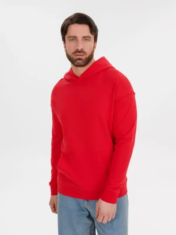 Худи оверсайз унисекс Outshine, красное, размер XS/S Худи оверсайз унисекс Outshine, красное, размер XS/S