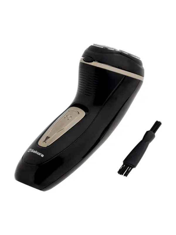 Электробритва Sakura SA-5417BK, роторная, 3 головик, триммер, чёрная Электробритва Sakura SA-5417BK, роторная, 3 головик, триммер, чёрная