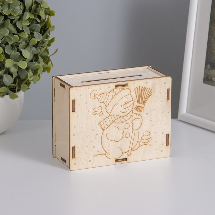 Копилка  Копилка "Снеговик" 13х10х5 см