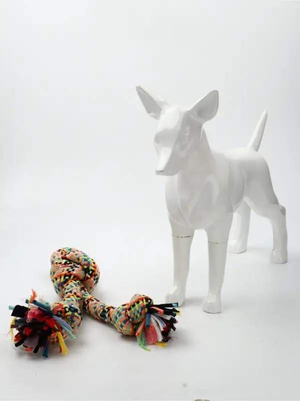 Игрушка для больших собак канатная &laquo;Двойной узел&raquo;, до 50 см, до 450 г