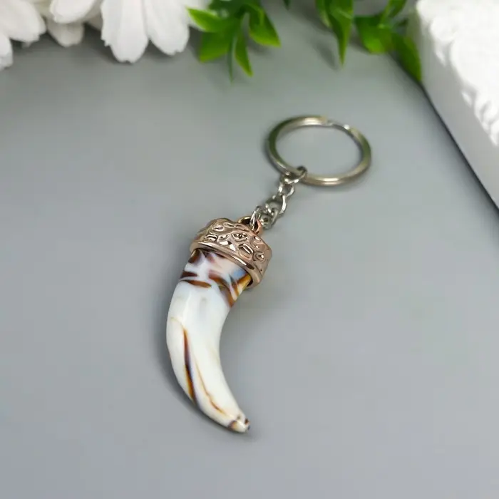 Брелок пластик под металл Брелок пластик под металл "Клык" 5,5х2х1 см