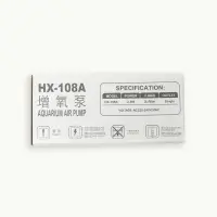 Компрессор для аквариума Sea Star HX-108A прозрачный, 3 л/мин, 2.5 Вт