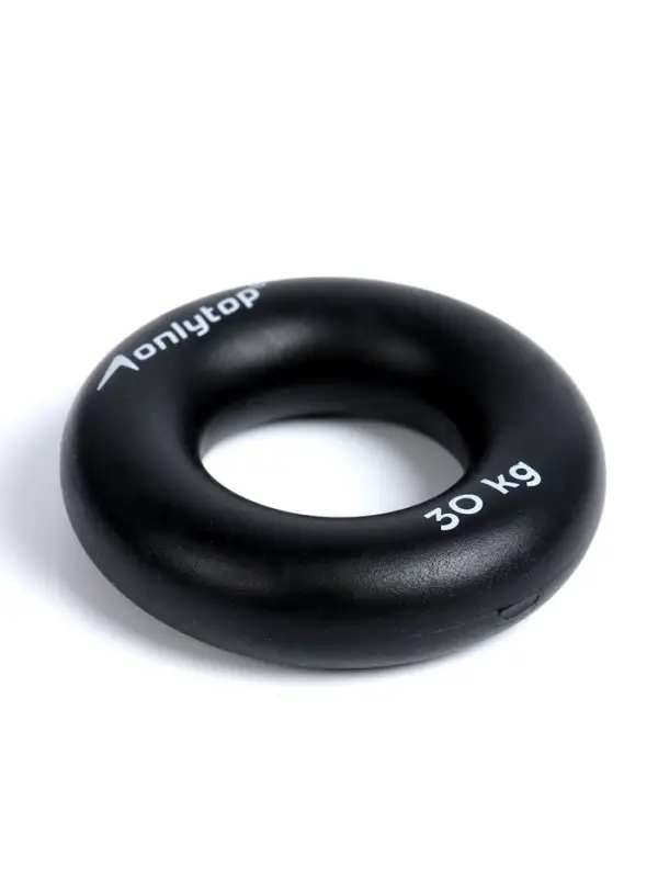 Эспандер кистевой ONLYTOP, 30 кг, цвет чёрный