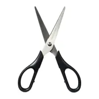 Ножницы для левшей ErichKrause Standard Left Hand, 17 см, лезвия из нержавеющей стали, ударопрочный пластик, европодвес