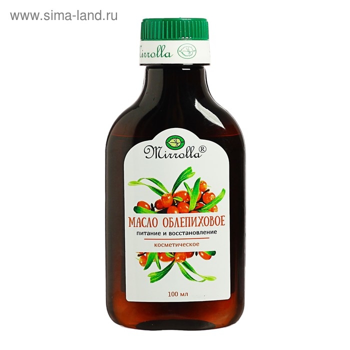 Масло облепиховое Mirrolla, косметическое, 100 мл. Масло облепиховое Mirrolla, косметическое, 100 мл.