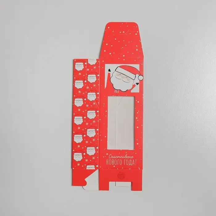 Коробка складная «Счастливого Нового года», 6 х 14.5 х 3.5 см Коробка складная «Счастливого Нового года», 6 х 14.5 х 3.5 см