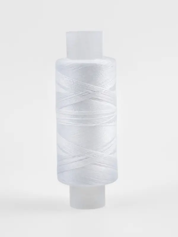 Нитки 40ЛШ, 200 м, белые №001