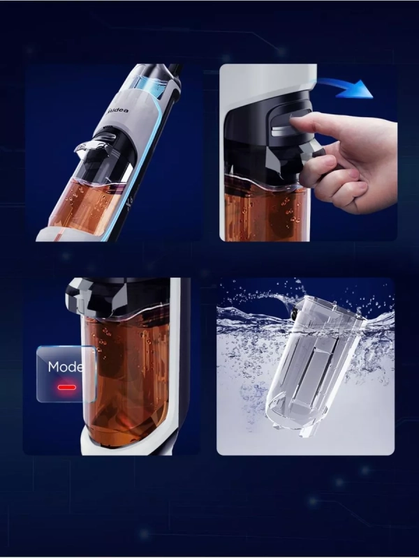 Пылесос вертикальный моющий VSS1200 беспроводной самоочистка