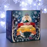 Гирлянда &laquo;Нить&raquo; 2 м с насадками &laquo;Снежинка матовая&raquo;, IP20, прозрачная нить, 36 LED, свечение белое, 220 В