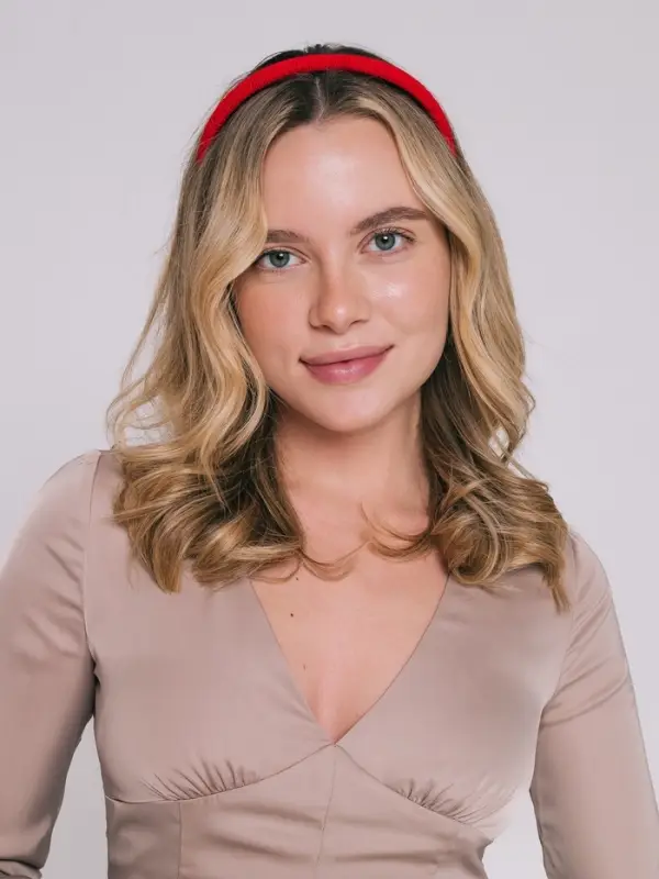 Ободок для волос QF &laquo;Космея&raquo;, текстура полоски, 1.5 см, МИКС