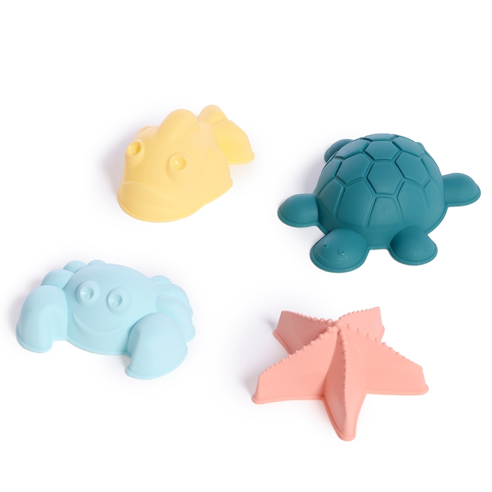 Набор для игры в песке «Изумрудный город»: ведерко, сито, совочек, грабли, 4 формочки Набор для игры в песке «Изумрудный город»: ведерко, сито, совочек, грабли, 4 формочки