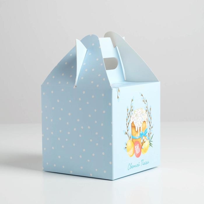 Коробка кондитерская складная, упаковка «Светлой Пасхи», 14 х 14 х 14 см Коробка кондитерская складная, упаковка «Светлой Пасхи», 14 х 14 х 14 см