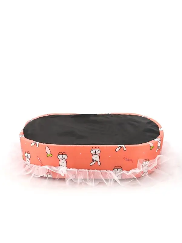 Кроватка для животных, 57&times;40&times;13 см, розовая